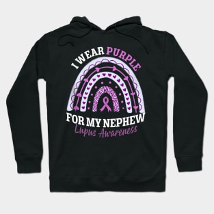 I Wear Purple For My Nephew Lupus Awareness Hoodie